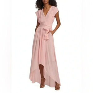 NWT Ramy Brook Women’s REBECCA High-Low Dress in Candy Pink Size 8